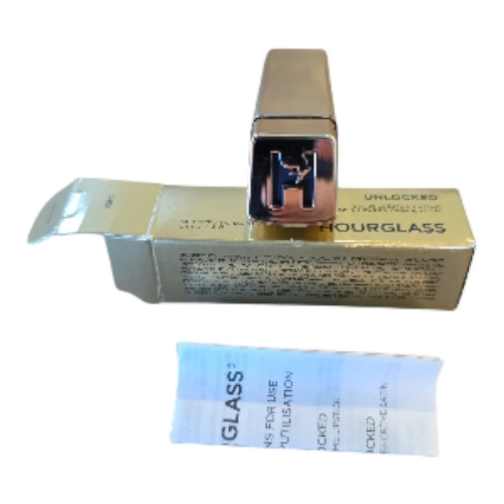 Hourglass NIB Unlocked Satin Creme Lipstick Flora Full Size .14oz Retail $38